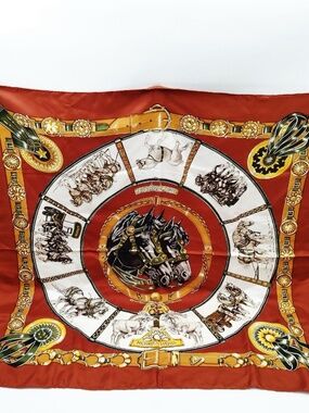 Hermes Horse Scarf Silk